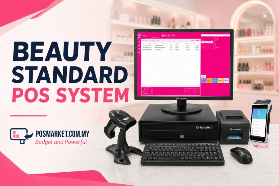 Beauty salon POS system for service, payment and customer flow