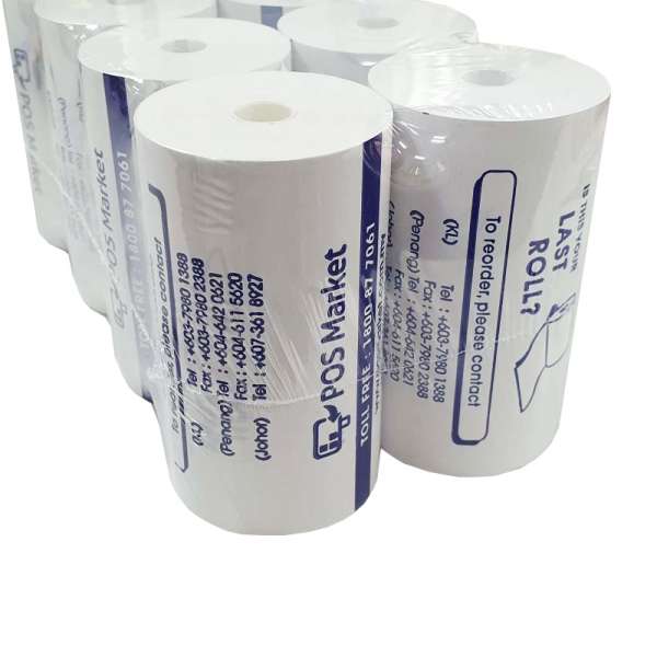 Thermal Paper Roll Mm X M Rolls Posmarket Pos System