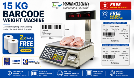 Electronic Weighing Scales For Fresh Market And Weighted Items
