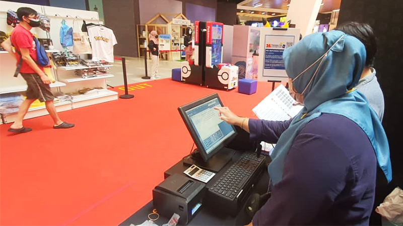 Mall stationeries fair POS rental