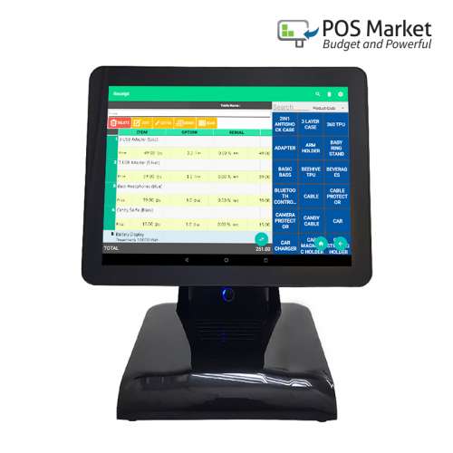 15 inch All in One Touch Screen POS Terminal i3 POS 