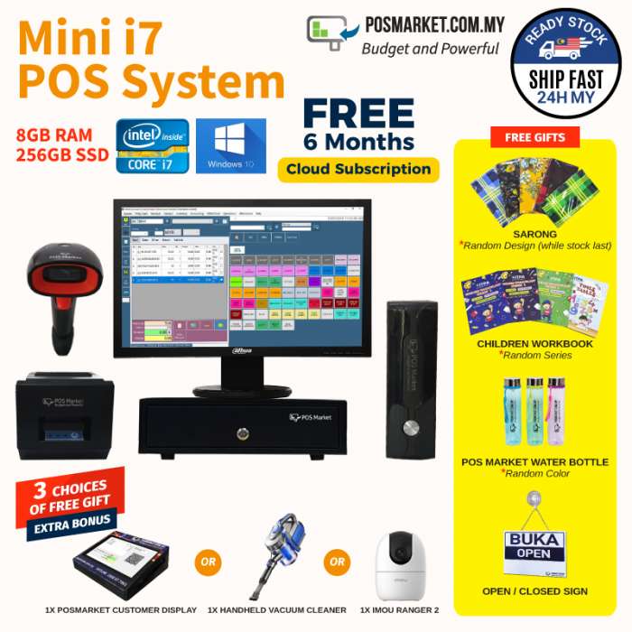 Mini PC Retail Store POS System | POSMarket POS System